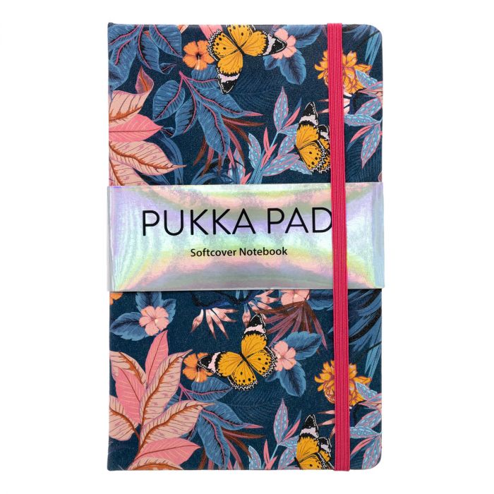Pukka pad bloom σημειωματάριο μαλακό εξώφυλλο μπλε 13x21