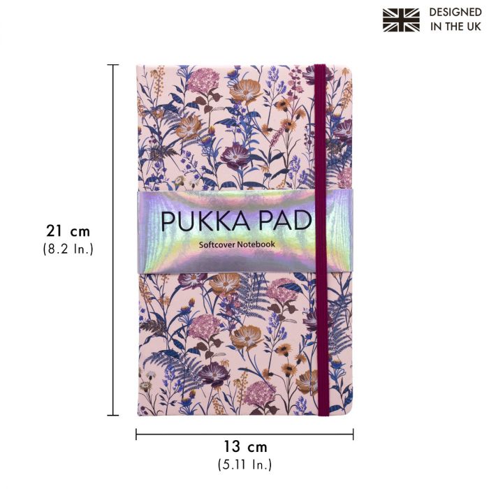 Pukka pad bloom σημειωματάριο μαλακό εξώφυλλο εκρού 13x21