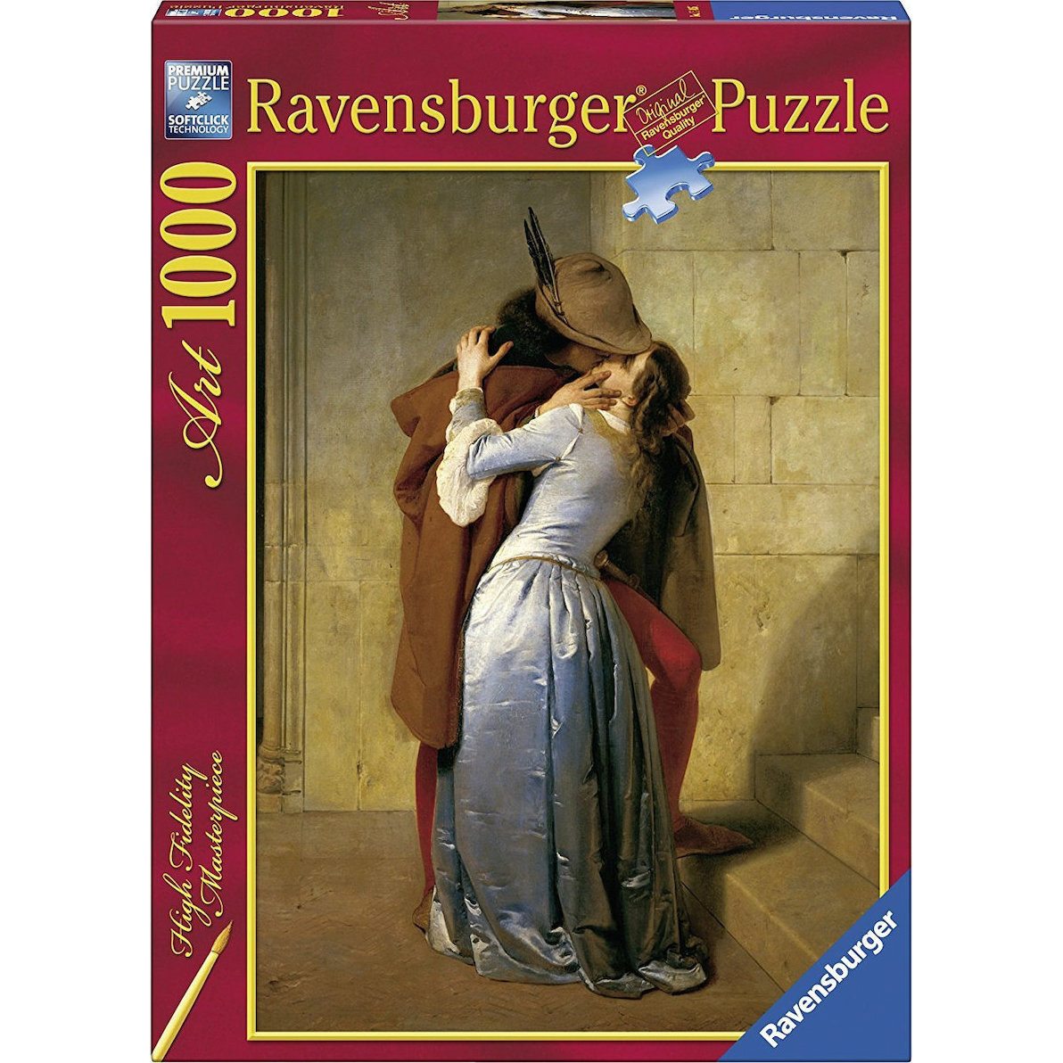 Puzzle Ravensburger "Το Φιλί - Francesco Hayez" - 1000 κομμάτια